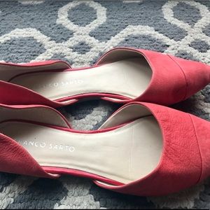 Pink Franco Sorto Pointed Flats